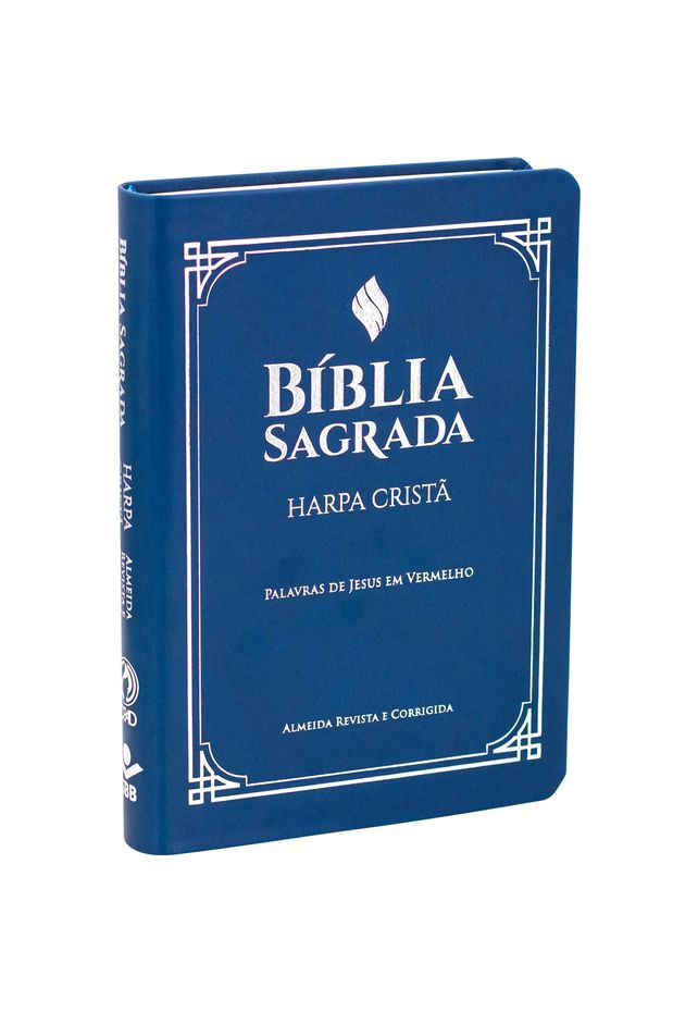 Bíblia Sagrada Letra Grande Com Harpa Cristã - Capa Em Couro Sintético ...