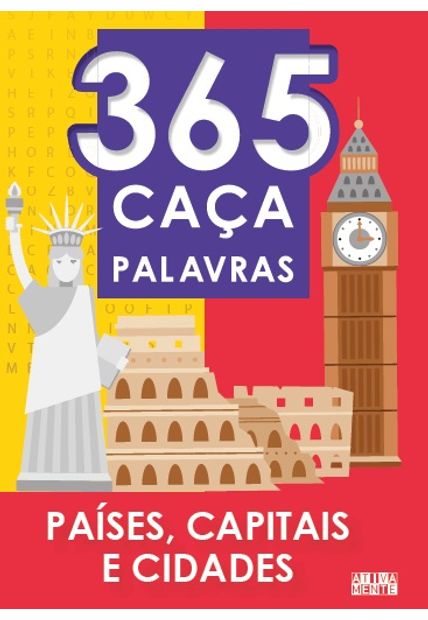 365 Caça Palavras Países Capitais E Cidades Livraria Da Vila 