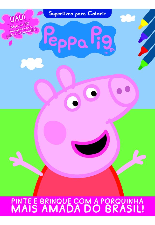 Peppa Pig para Colorir 6