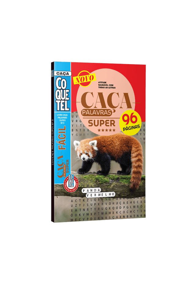 Livro Coquetel Caça Palavras Super Nível Fácil Ed 09 - Livraria da Vila