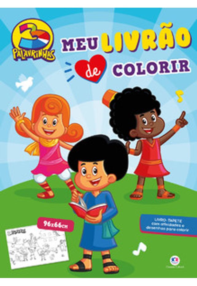 Livro Infantil com Jogos - 3 Palavrinhas