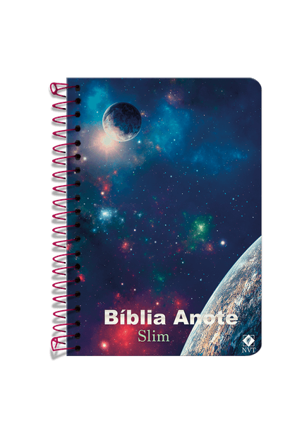 Bíblia Anote Nvt Slim Espiral - Universo: Série Slim
