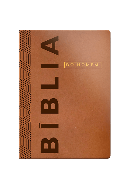 Bíblia do Homem Nvi - Letra Grande - Luxo Marrom