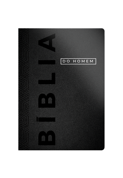 Bíblia do Homem Nvi - Letra Grande - Luxo Preta