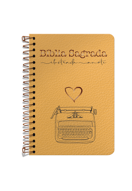 Bíblia Ilustrada Anote Nvt Espiral - Tipográfica: Bíblia Ilustrada Anote Traz Ilustrações e Espaços para À Sua Criatividade
