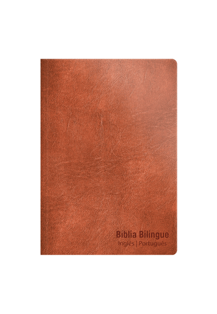 Bíblia Nvt Bilíngue - Luxo - Avelã
