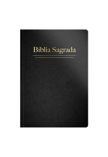 Bíblia Rc Letra Grande Semi Luxo Preta
