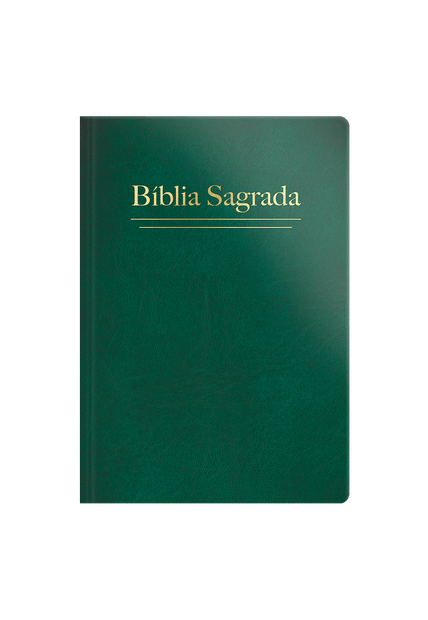 Bíblia Rc Letra Grande Semi Luxo Verde