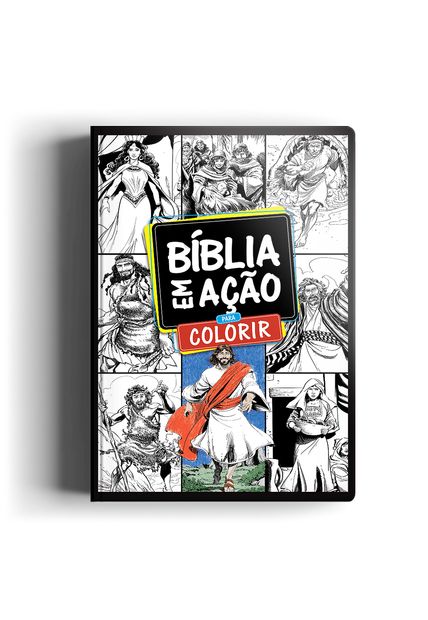 Bíblia em Ação para Colorir: Uma Aventura pela Bíblia Colorindo Cada Página