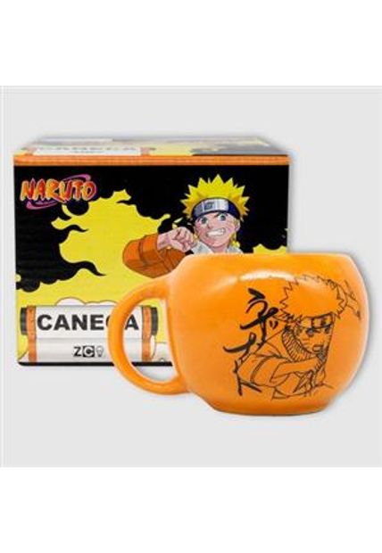 Caneca Formato 3D 450Ml Naruto Uzumaki - 10024301