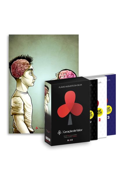 Box Geração de Valor - Cérebro: (Volumes 1, 2, 3 + Pôster Exclusivo Cérebro)