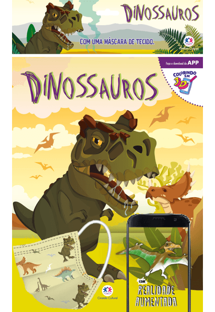 Dinossauros - Kit com Máscara