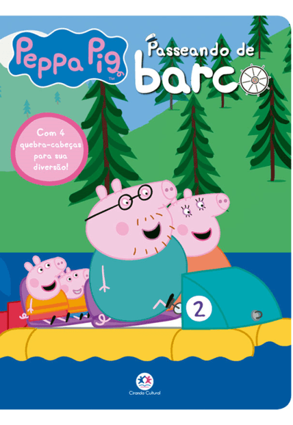 Peppa Pig - Passeando de Barco: com 4 Quebra-Cabeças para Sua Diversão!