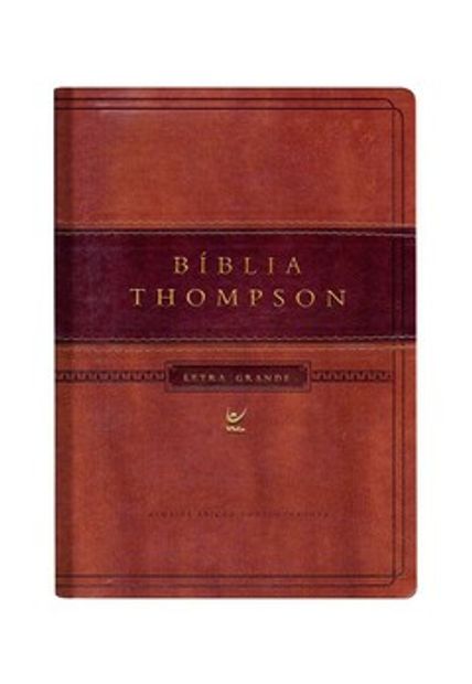 Bíblia Thompson - Aec - Letra Grande - Marrom e Café - com Índice