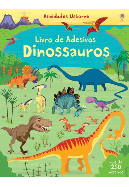 Dinossauros : Livro de Adesivos
