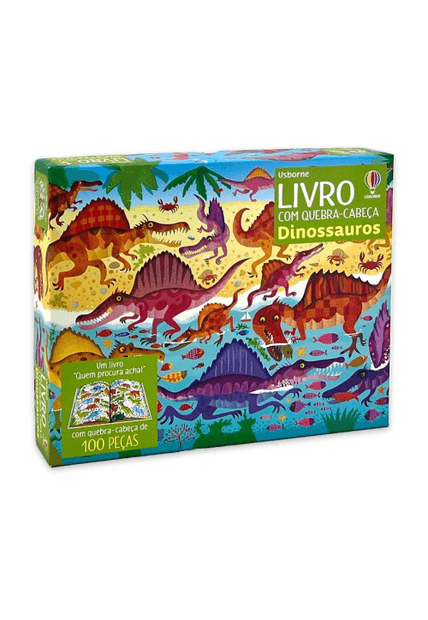 Dinossauros: Livros com Quebra-Cabeças