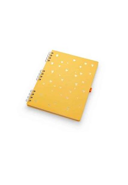 Caderno Romantic Ultra Wire - Amarelo