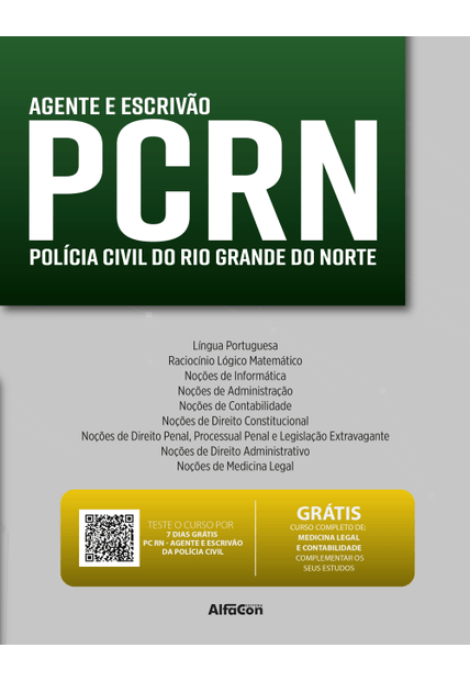 Pcrn – Agente e Escrivão da Polícia Civil do Estado do Rio Grande do Norte