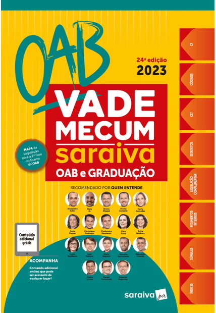 Vade Mecum Saraiva Oab e Graduação - 24ª Edição 2023