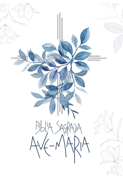 Bíblia Sagrada Ave-Maria - Capa Flores