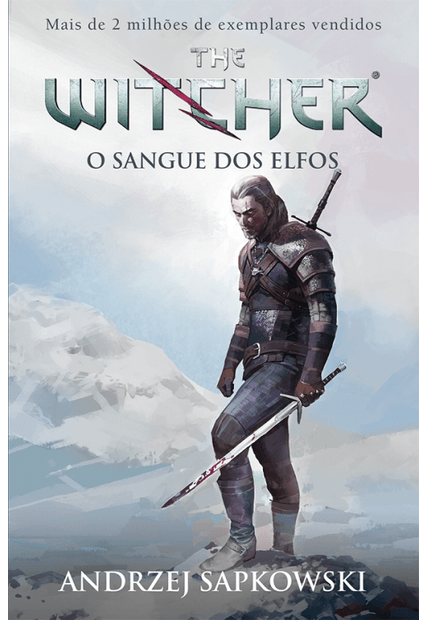 O Sangue dos Elfos - The Witcher - a Saga do Bruxo Geralt de Rívia (Capa Game)