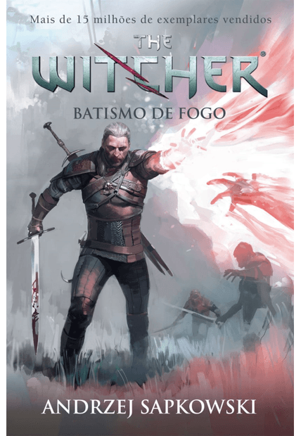 Batismo de Fogo - The Witcher - a Saga do Bruxo Geralt de Rívia (Capa Game)