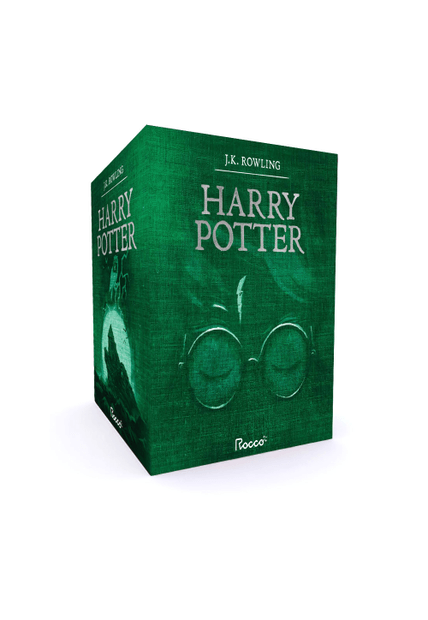 Box Harry Potter Premium Verde (7 Livros em Capa Dura)
