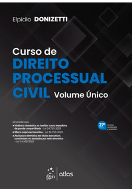 Curso de Direito Processual Civil - Vol. Único