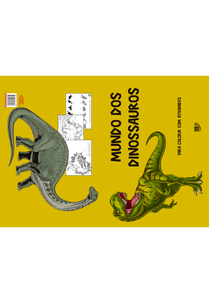 Mundo dos Dinossauros – para Colorir com Atividades