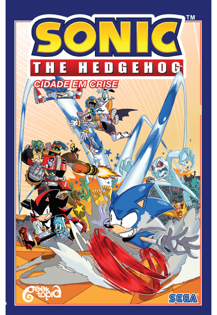 Sonic The Hedgehog – Volume 5: Cidade em Crise ( Acompanha Pôster e Marcador)