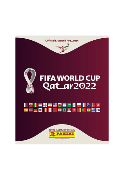 Álbum Capa Brochura Copa do Mundo Qatar 2022