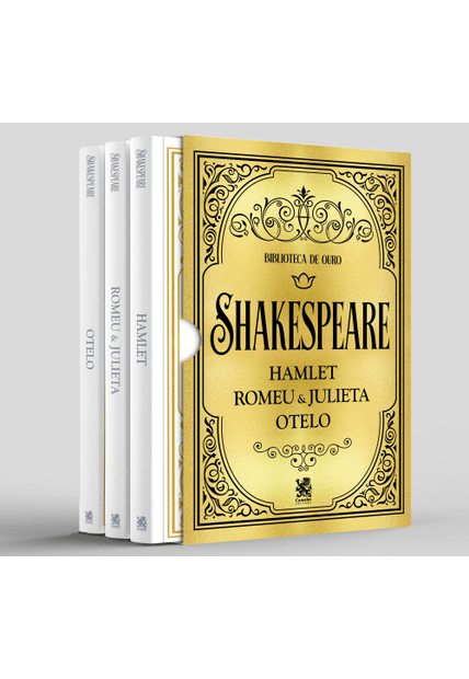 Biblioteca de Ouro - Shakespeare - Box com 3 Livros
