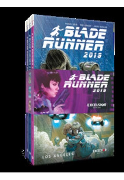 Super Kit Blade Runner 2019: Coleção Completa em Capa Dura com as 3 Hqs