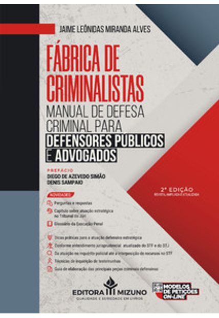 Manual de Defesa Criminal para Defensores Públicos e Advogados