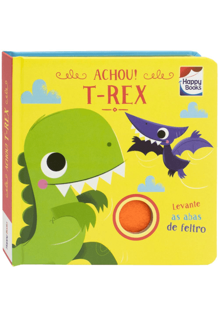 Esconde-Esconde com Feltros: Achou! T-Rex