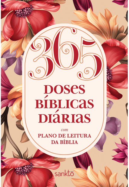 365 Doses Bíblicas Diárias Floral Rosé: com Plano de Leitura da Bíblia