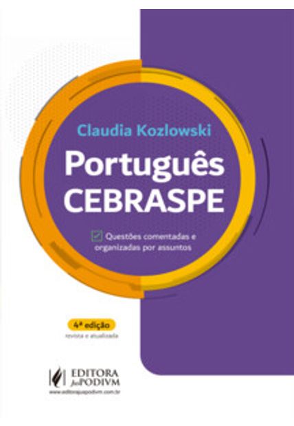 Português - Cebraspe - Questões Comentadas e Organizadas por Assuntos