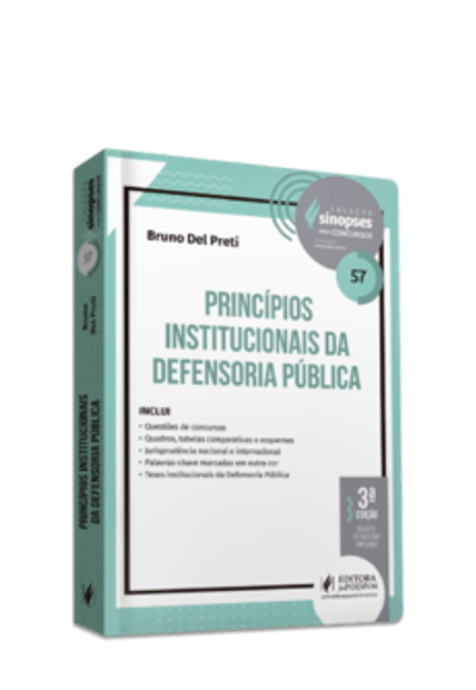 Sinopses para Concursos - V.57 - Princípios Institucionais da Defensoria Pública (2023)