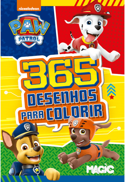 Patrulha Canina - 365 Desenhos para Colorir (Magic Kids)