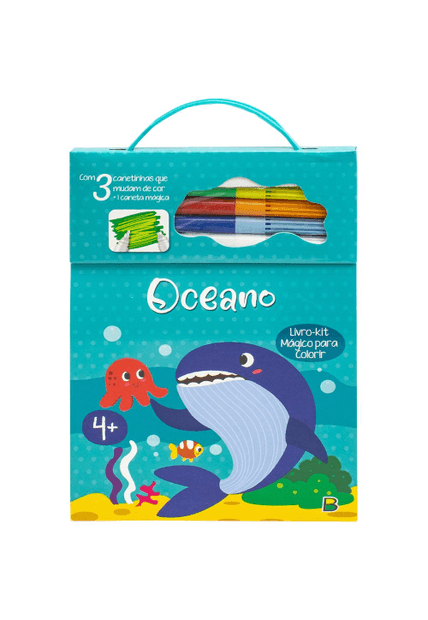 Livro-Kit Mágico para Colorir: Oceano