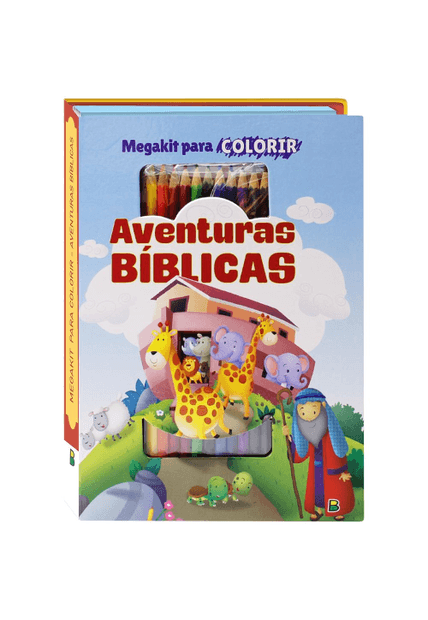 Megakit para Colorir: Aventuras Bíblicas