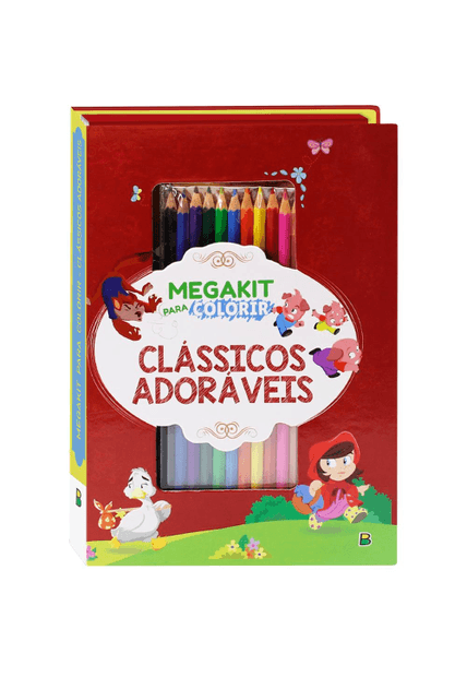 Megakit para Colorir: Clássicos Adoráveis
