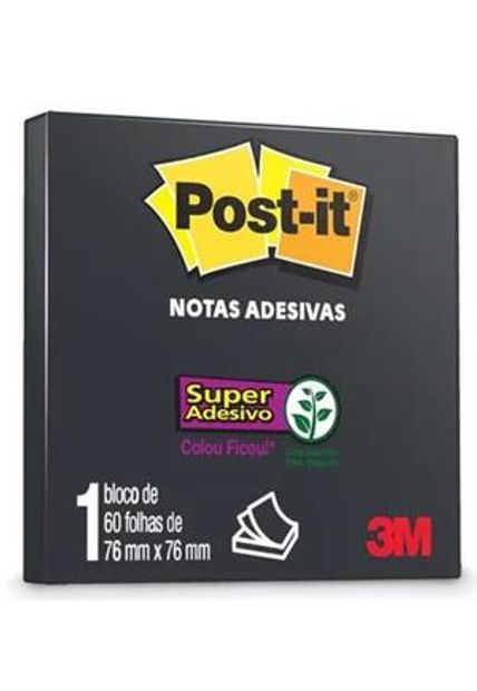 Post-It 654 60Fls 76X76 Preto