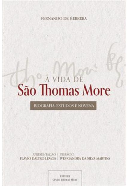 A Vida de São Thomas More