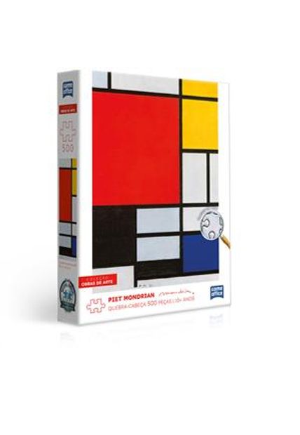 Quebra-Cabeça 500 Peças Piet Mondrian