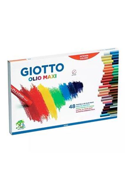 Giz Pastel Oleo Giotto Olio Maxi 48 Cores
