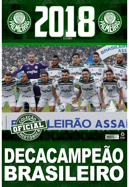 Coleção Oficial Histórica Palmeiras Edição 22 - Pôster Brasileiro 2018