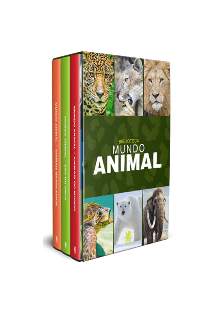 Biblioteca Mundo Animal - Box com 3 Livros