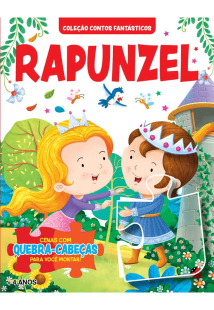 Coleção Contos Fantásticos - Rapunzel | Livro Quebra-Cabeça