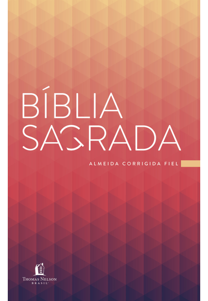 Bíblia Acf Prisma Coral, Brochura, Econômica